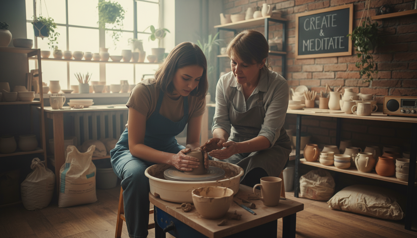 apprenez les bases pour débuter facilement un tour de potier et créez vos premières pièces en toute simplicité.