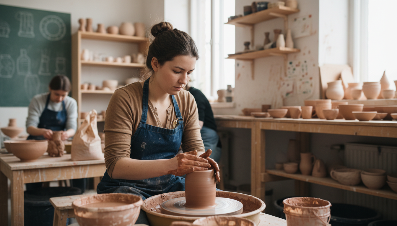 découvrez notre guide complet pour débutants en tournage de poterie et maîtrisez les bases ainsi que les techniques essentielles pour créer vos propres œuvres en argile.