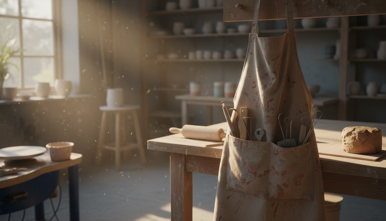 découvrez comment choisir le tablier de potier idéal pour protéger vos vêtements tout en favorisant votre créativité lors de vos séances de poterie.