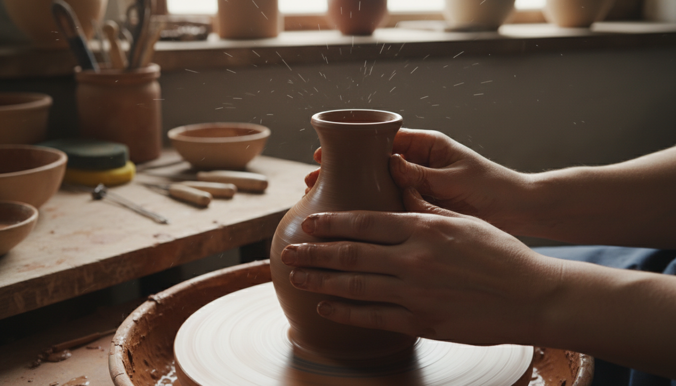 découvrez comment utiliser un tour de potier manuel pour débuter en poterie facilement. guide étape par étape pour apprendre les bases et créer vos premières pièces.