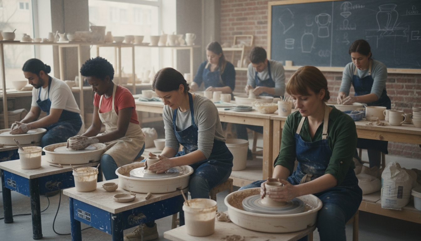 apprenez les fondamentaux du tournage en poterie pour débutants et démarrez votre création artistique facilement.