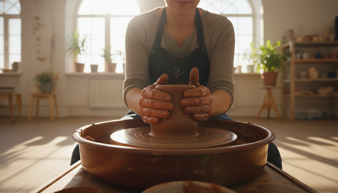 apprenez les techniques essentielles du tournage de la poterie pour débutants et réalisez vos premières créations en toute simplicité.