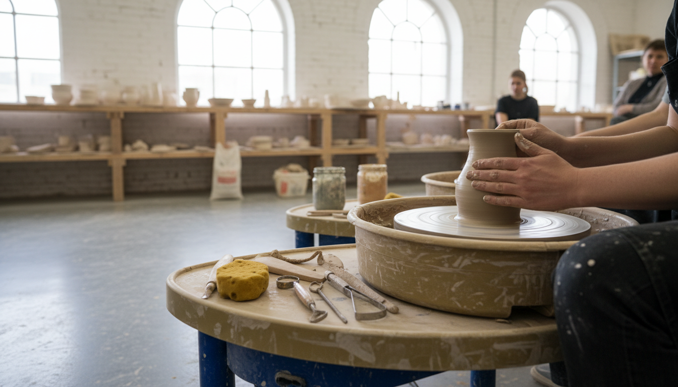 apprenez les bases du tour de potier à pied avec ce guide complet pour débutants, idéal pour maîtriser les techniques essentielles de la poterie.