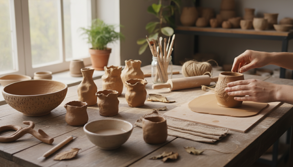 découvrez des idées de poterie sans tour pour créer facilement des objets uniques et personnalisés à la maison, même sans matériel spécialisé.