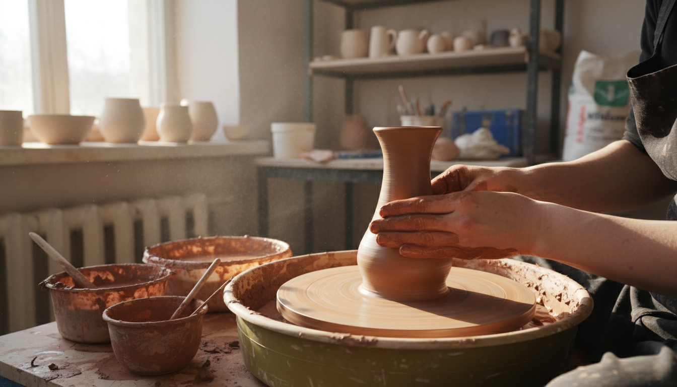 découvrez notre guide complet pour bien choisir un tour de potier électrique et apprendre les bases pour débuter en poterie avec succès.