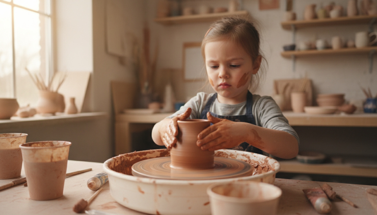 explorez comment la poterie peut favoriser la créativité, la motricité et le bien-être des enfants grâce à des activités manuelles ludiques et éducatives.