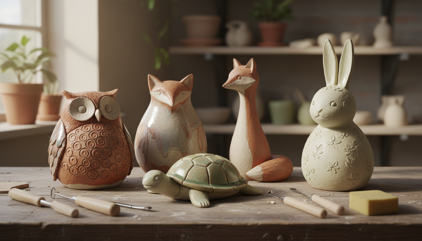 découvrez des idées faciles de poterie pour créer des animaux uniques et originaux, parfaites pour débutants et passionnés d'artisanat.
