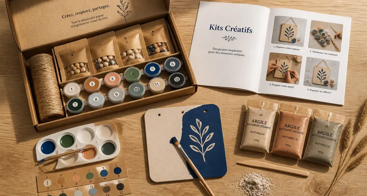 Loisirs créatifs kit tout-en-un, boîte de début sans matériel superflu