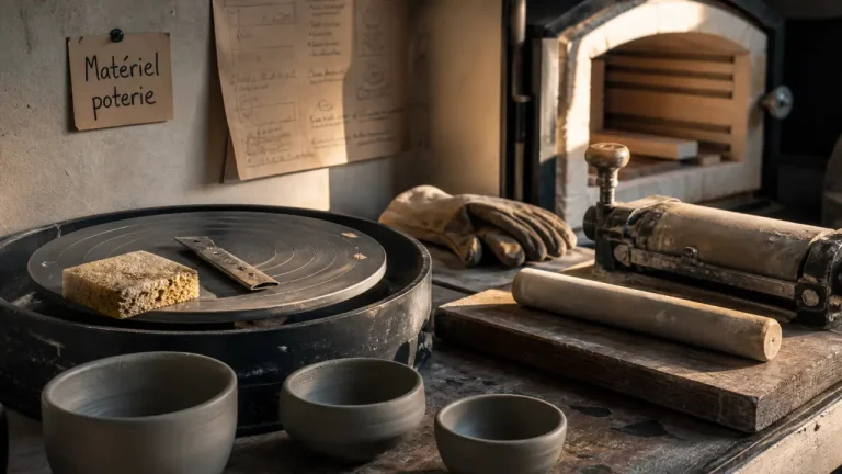 Matériel poterie : tour, four et tournette pour choisir sans suréquiper l’atelier