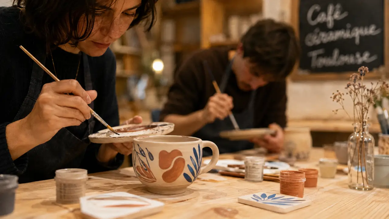 Café céramique Toulouse : tasse en céramique et atelier