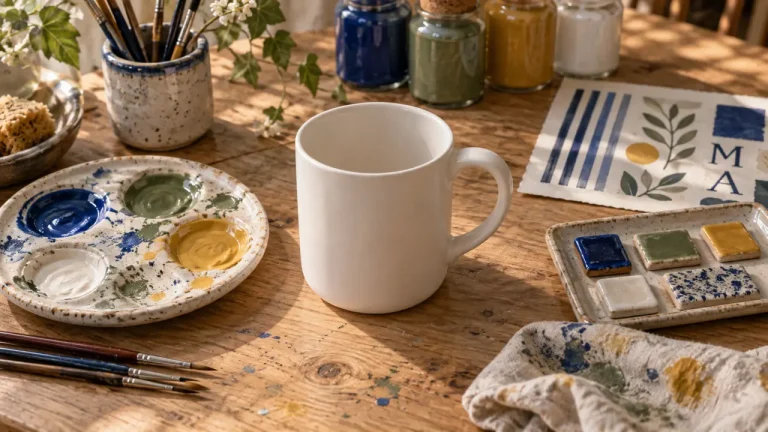 Café céramique haguenau : peindre et cuire une tasse en céramique